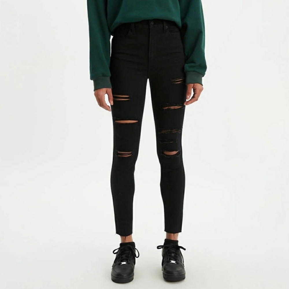 Levi's Mile High Super Skinny Jeans Black